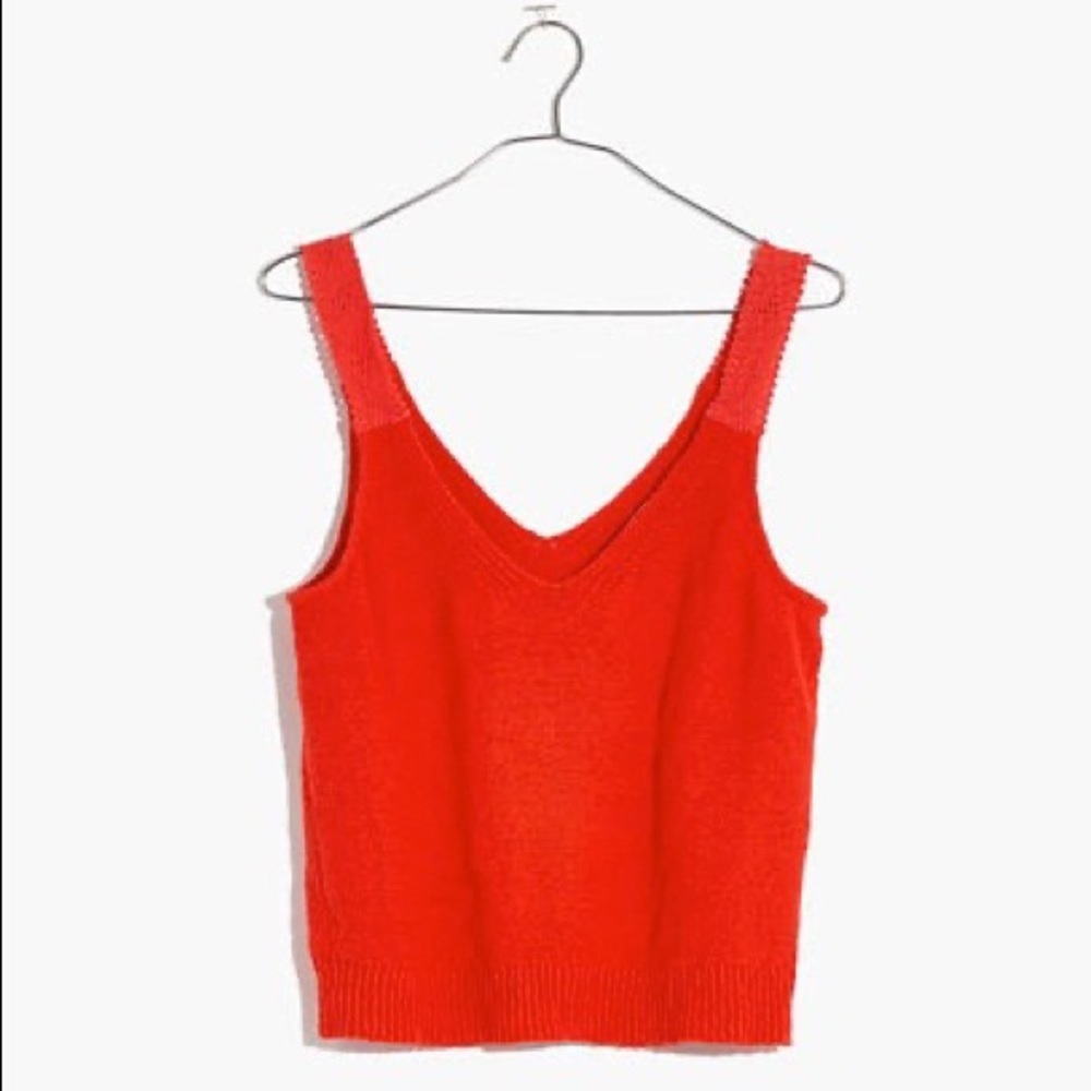 Madewell Crochet Sweater tank